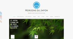 Desktop Screenshot of horizonsdujapon.com
